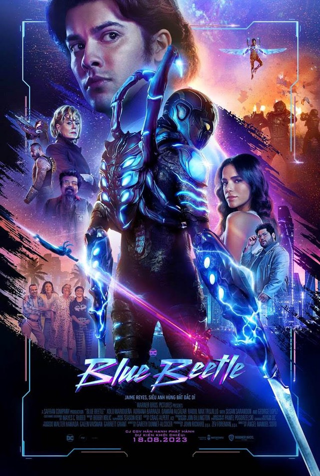 Tân binh của vũ trụ điện ảnh DC Blue Beetle đổ bộ rạp chiếu Việt  - Ảnh 1.