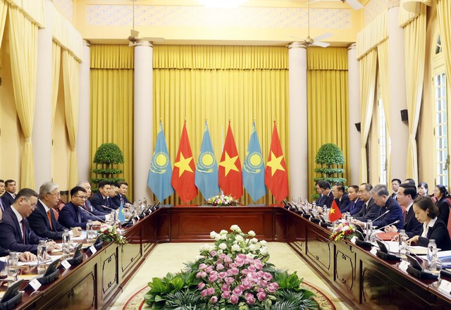 Việt Nam - Kazakhstan thống nhất đưa quan hệ hợp tác hai nước đi vào chiều sâu và hiệu quả - Ảnh 5.