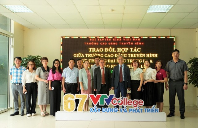 Trao đổi, hợp tác giữa Cao đẳng Truyền hình và Đại học Trung Hoa - Đài Loan (Trung Quốc) - Ảnh 1.