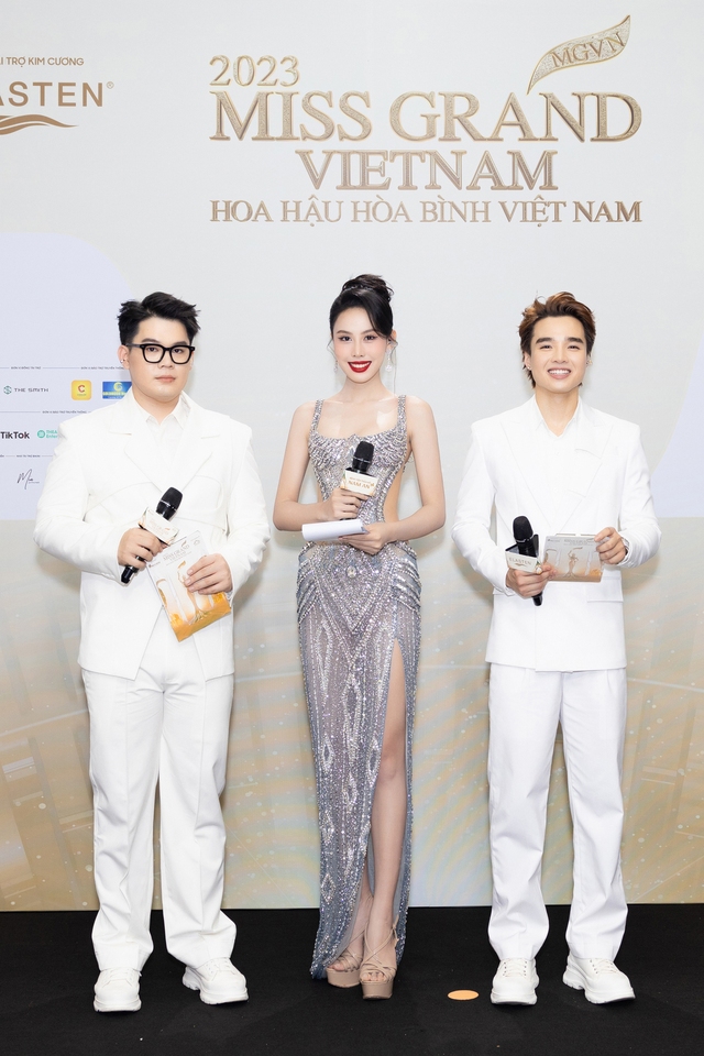 Dàn MC tài sắc trên sân khấu Hoa hậu Hòa bình Việt Nam 2023 - Ảnh 5.