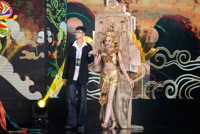 Ngắm bộ trang phục văn hóa dân tộc sẽ cùng tân Hoa hậu Hòa bình Việt Nam tham gia Miss Grand International 2023 - Ảnh 11.