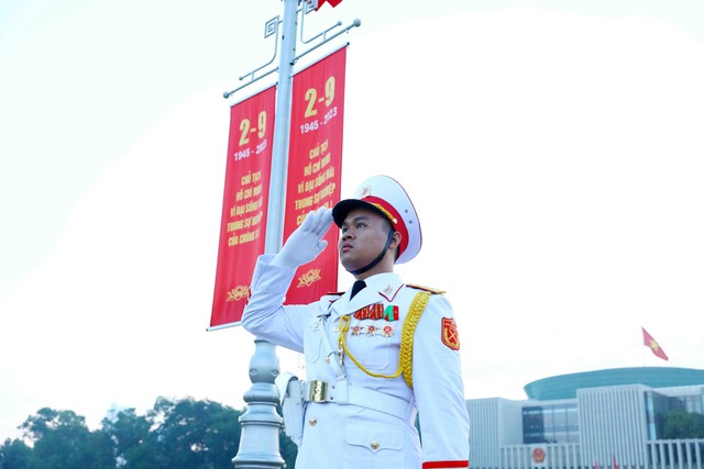 Lễ Thượng cờ trên Quảng trường Ba Đình kỷ niệm 78 năm ngày Quốc khánh 2/9 - Ảnh 10.