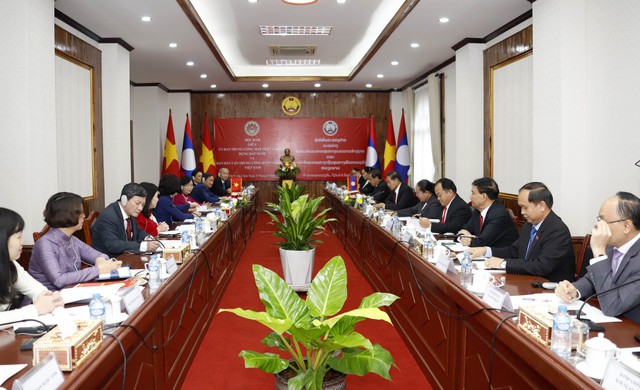 Việt - Lào tăng cường hợp tác về dân vận - Ảnh 4.