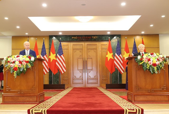Việt Nam và Hoa Kỳ nâng tầm quan hệ Đối tác Chiến lược Toàn diện - Ảnh 1.