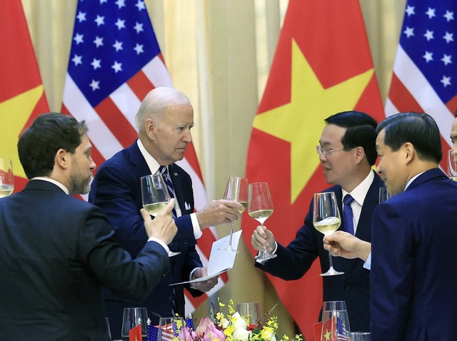 Chủ tịch nước Võ Văn Thưởng tiếp Tổng thống Hoa Kỳ Joe Biden - Ảnh 6.