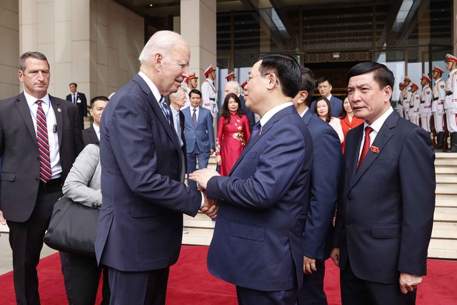 Chủ tịch Quốc hội Vương Đình Huệ hội kiến Tổng thống Hoa Kỳ Joe Biden - Ảnh 10.