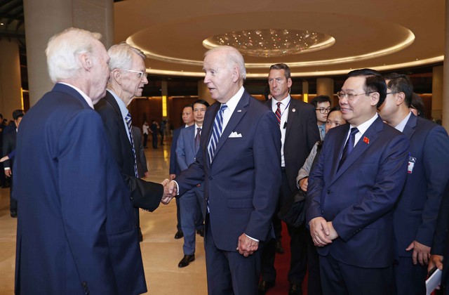 Chủ tịch Quốc hội Vương Đình Huệ hội kiến Tổng thống Hoa Kỳ Joe Biden - Ảnh 5.