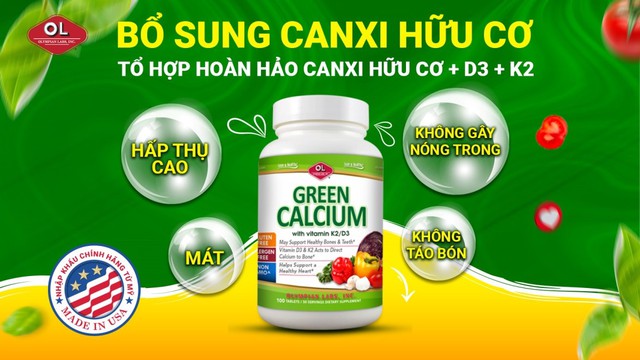 Green Calcium - Canxi hữu cơ hàng đầu cho bà bầu, mát cho mẹ, khoẻ cho con - Ảnh 2.