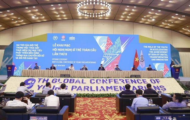 Chủ tịch Quốc hội Vương Đình Huệ dự tổng duyệt Hội nghị Nghị sĩ trẻ toàn cầu lần thứ 9 - Ảnh 2.