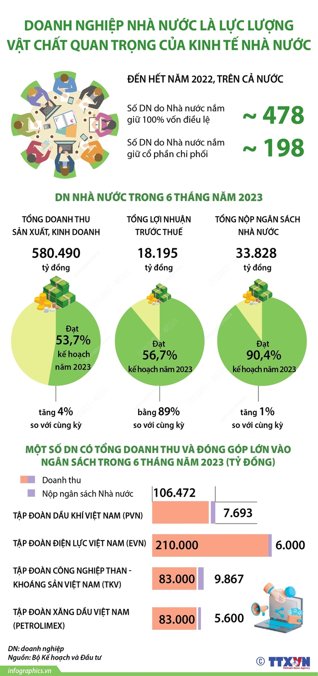 Doanh nghiệp Nhà nước là lực lượng vật chất quan trọng của kinh tế nhà nước - Ảnh 1.