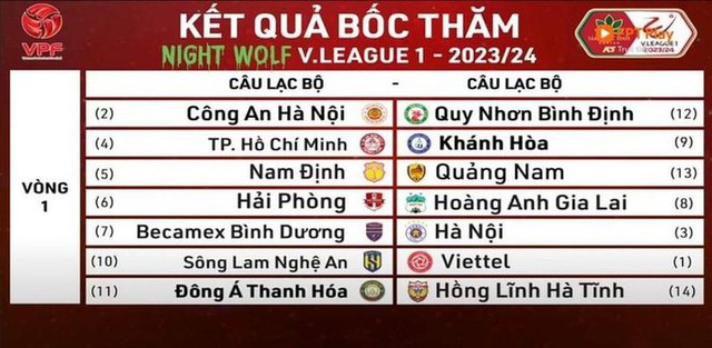 ĐKVĐ CAHN gặp Bình Định ở trận mở màn V.League 2023-2024 - Ảnh 1.