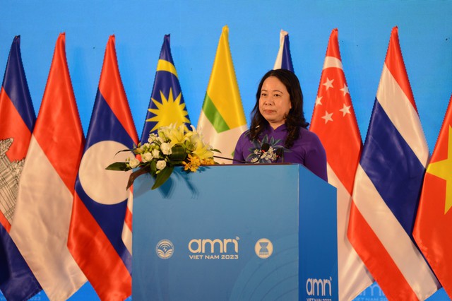 Phó Chủ tịch nước Võ Thị Ánh Xuân dự khai mạc Hội nghị Bộ trưởng Thông tin ASEAN lần thứ 16 - Ảnh 1.