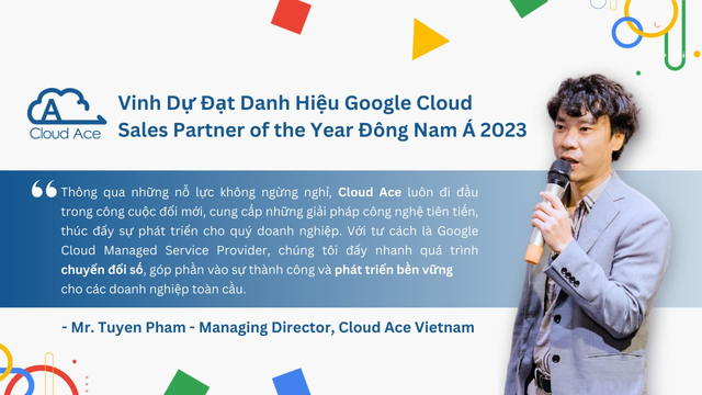 Cloud Ace, Inc vinh dự đạt danh hiệu Google Cloud Partner Of The Year 2023 - Ảnh 2.