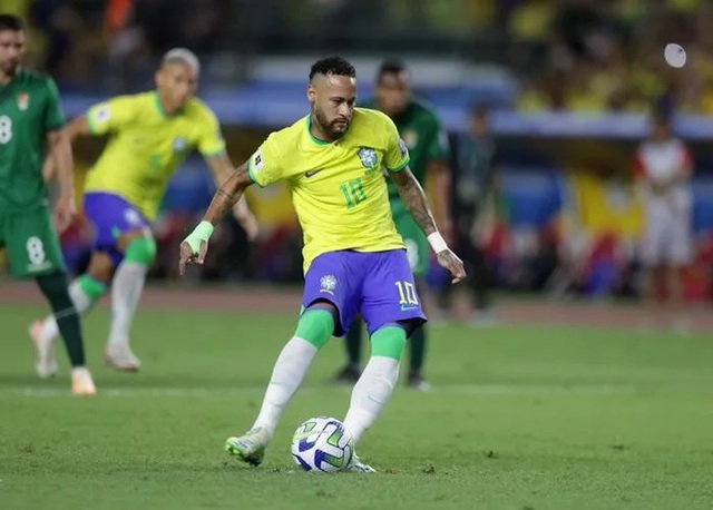 Neymar tỏa sáng, Brazil thắng đậm Bolivia tại vòng loại World Cup 2026 - Ảnh 1.
