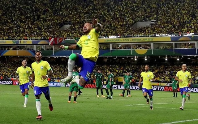 Neymar tỏa sáng, Brazil thắng đậm Bolivia tại vòng loại World Cup 2026 - Ảnh 3.
