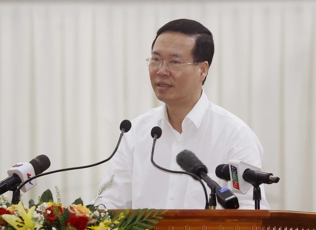 Chủ tịch nước dự Lễ bàn giao 1.400 căn nhà “Đại đoàn kết” tại tỉnh Hậu Giang - Ảnh 2.