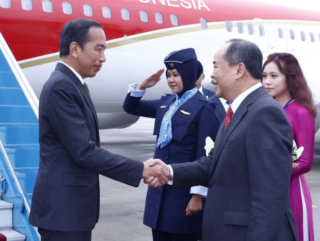 Tổng thống Indonesia đến Hà Nội, bắt đầu thăm cấp Nhà nước tới Việt Nam - Ảnh 1.