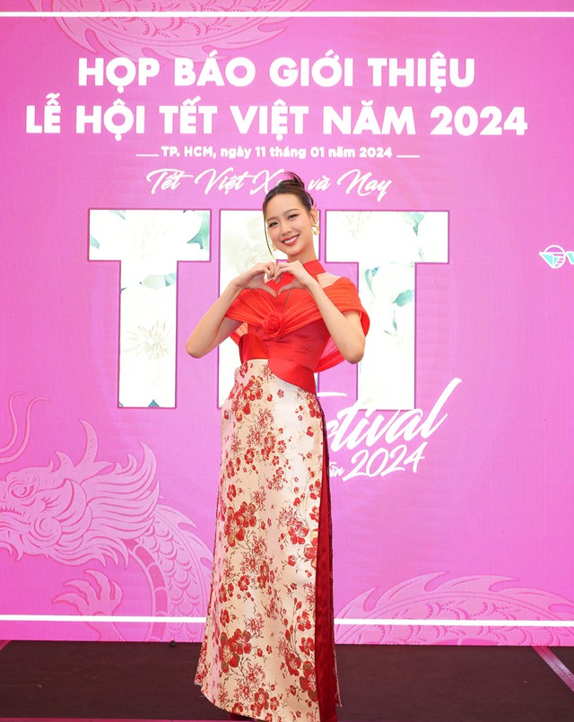 Ba Hoa hậu, Á hậu Quốc tế làm Đại sứ Lễ hội Tết Việt 2024 - Ảnh 3.