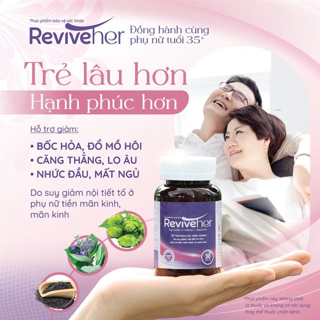 TPBVSK ReviveHer - Bí quyết cân bằng nội tiết tố nữ từ chiết xuất thảo dược - Ảnh 4.