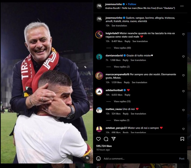 Mourinho lên tiếng sau khi bị AS Roma sa thải - Ảnh 1.