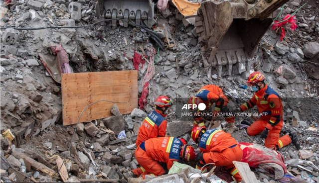 Vụ lở đất tại Trung Quốc: Số người thiệt mạng tăng lên 43 - Ảnh 1.