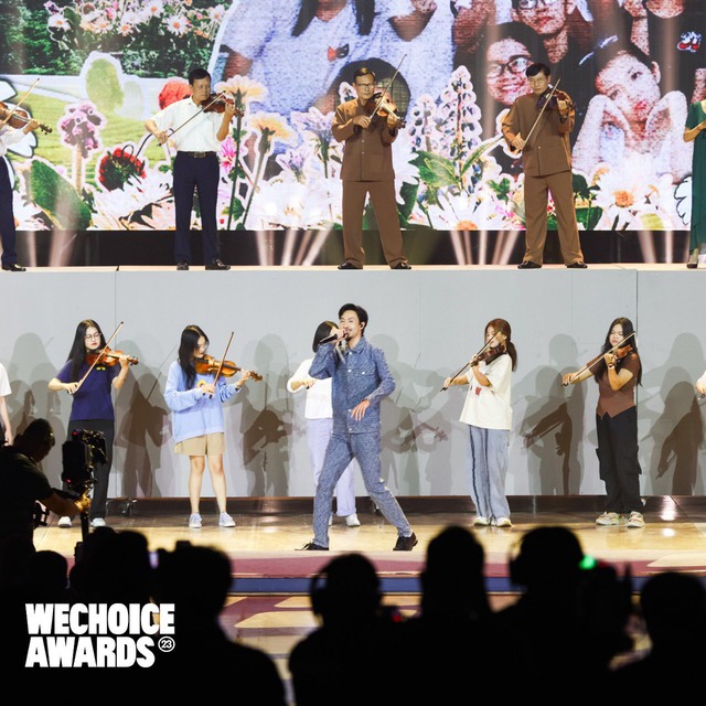 WeChoice Awards 2023: Đen Vâu tự hào hát với “những người bình thường”, diva Mỹ Linh thử debut cùng dàn Chị đẹp - Ảnh 6.