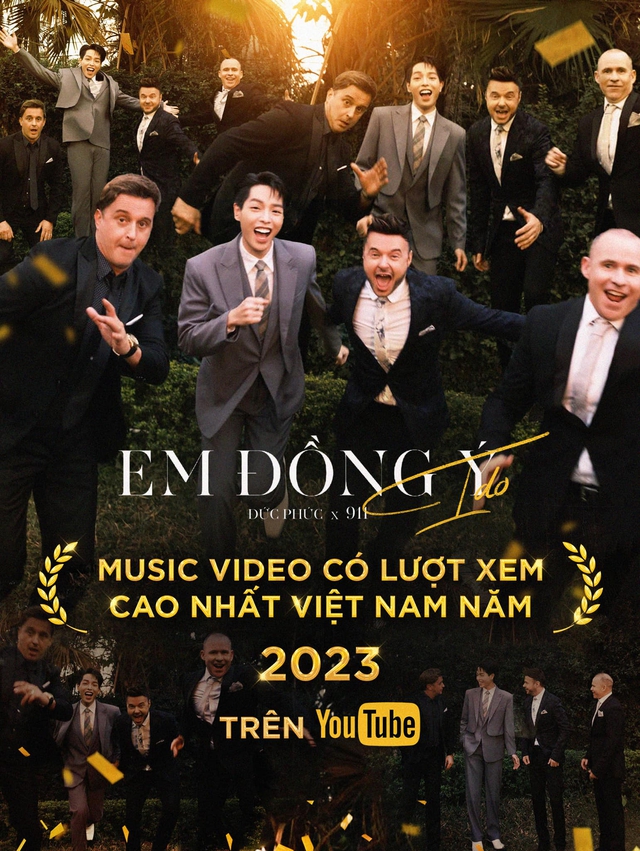 Đức Phúc - Nghệ sĩ sở hữu MV nhiều lượt xem nhất trên YouTube Việt Nam 2023 - Ảnh 1.