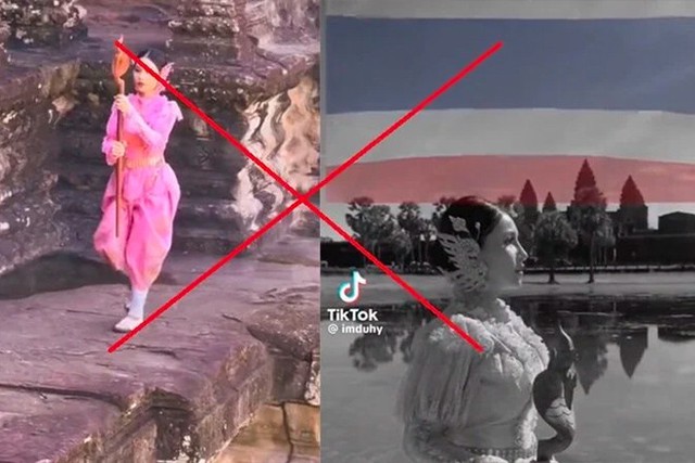 Phạt Tiktoker quay clip Angkor Wat nhưng ghép hình về Thái Lan - Ảnh 1.