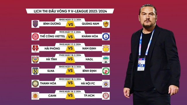 Lịch thi đấu và trực tiếp vòng 9 V.League 2023/2024 trên VTV: Tâm điểm Hải Phòng vs Thép Xanh Nam Định   - Ảnh 3.