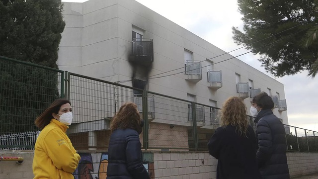 Cháy nhà dưỡng lão ở Tây Ban Nha - Ảnh 1.