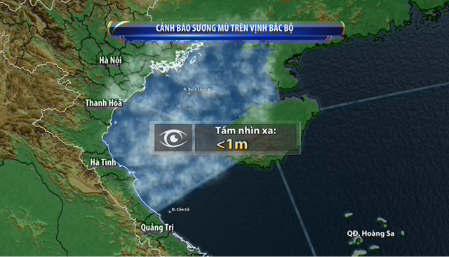 Sương mù dày đặc ở Bắc Bộ và từ Thanh Hóa đến Quảng Bình tiếp tục kéo dài đến 4/2  - Ảnh 2.