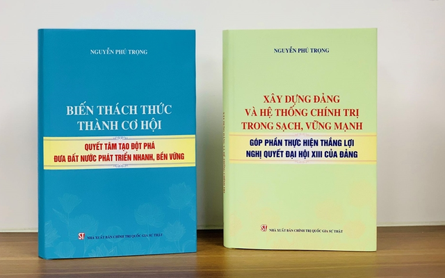 Xuất bản 2 cuốn sách của Tổng Bí thư Nguyễn Phú Trọng - Ảnh 1.