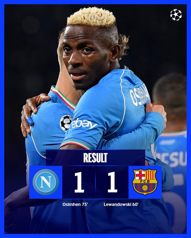 UEFA Champions League | Arsenal thua Porto ở phút bù giờ, Barcelona hòa Napoli - Ảnh 2.