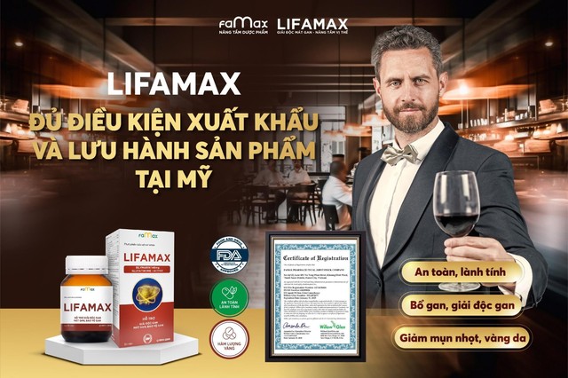 LIFAMAX - Giải độc gan được FDA chứng nhận đủ điều kiện xuất khẩu và lưu hành tại Mỹ - Ảnh 2.