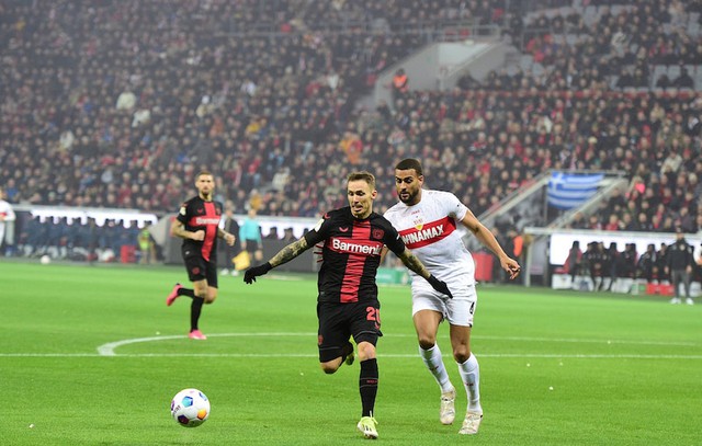 Bayer Leverkusen giành chiến thắng tại tứ kết Cúp Quốc gia Đức - Ảnh 1.