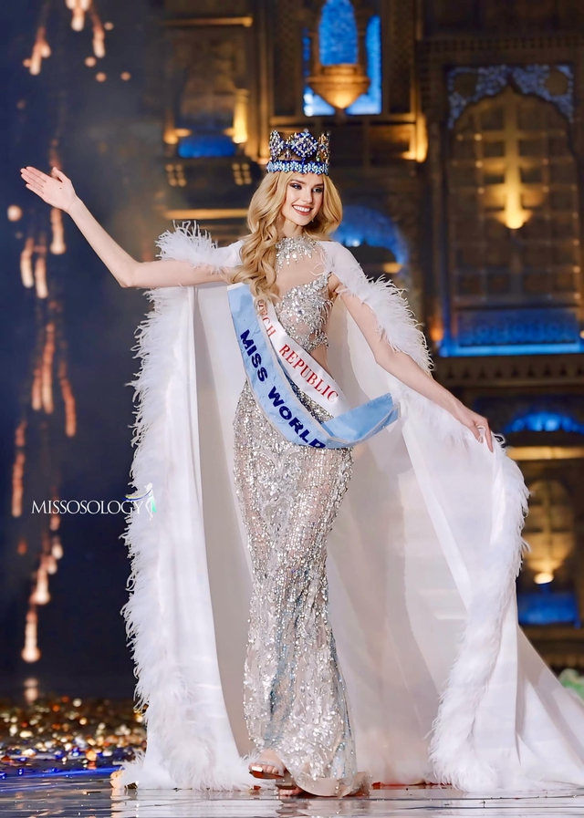 Tân Hoa hậu thế giới 2024 được nhận xét phù hợp hoàn hảo cho chiếc vương miện - Ảnh 5.