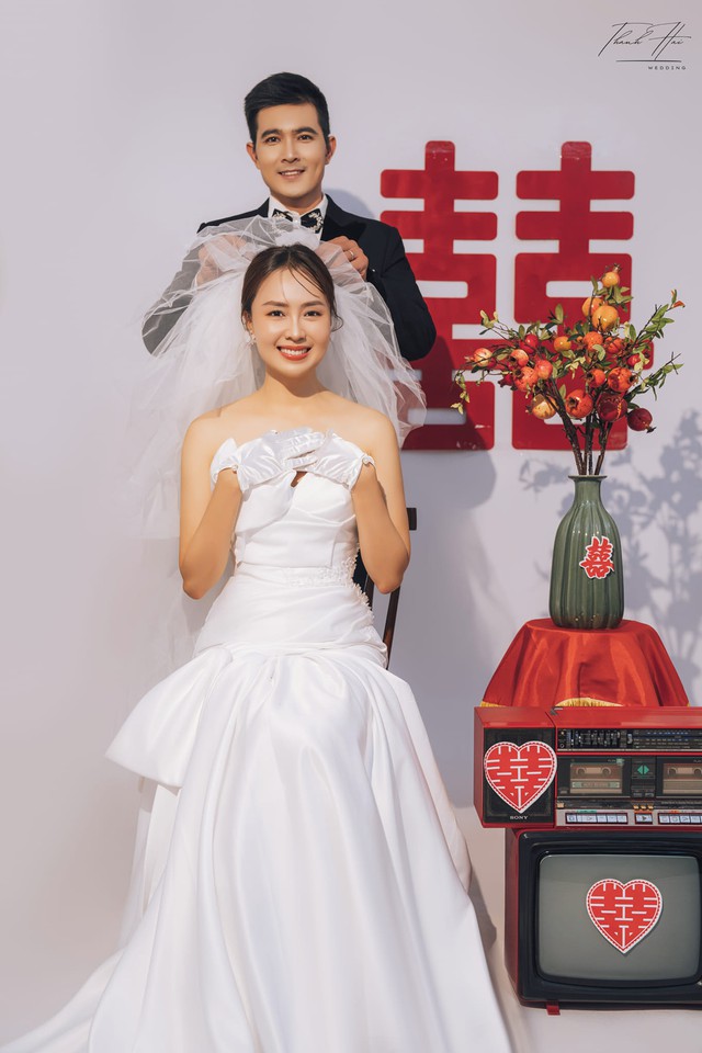 Hồng Diễm làm cô dâu xinh đẹp trong phim mới - Ảnh 1.