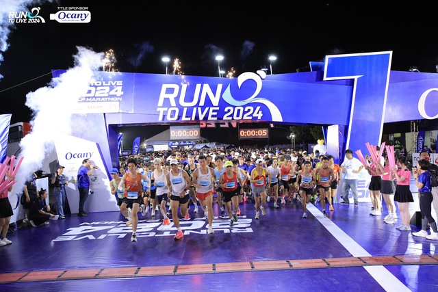 Ocany gây ấn tượng tại giải chạy Run to live 2024 - Ảnh 1.