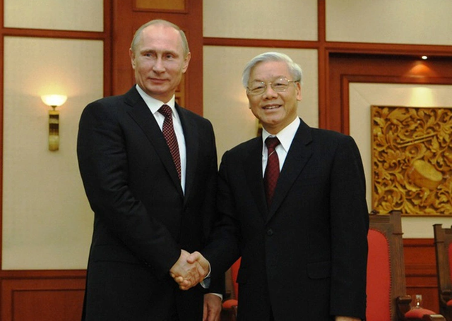 Tổng Bí thư Nguyễn Phú Trọng chúc mừng ông Putin tái đắc cử Tổng thống Nga - Ảnh 1.