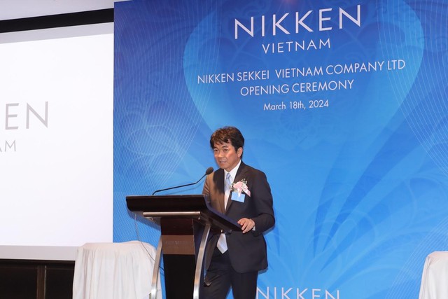 Đập rượu khai trương công ty Nikken Sekkei Việt Nam - Ảnh 3.
