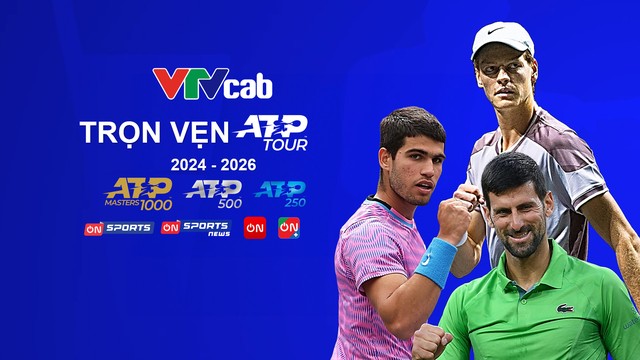 VTVcab sở hữu bản quyền ATP Tour 3 mùa giải (2024, 2025,2026) - Ảnh 1.