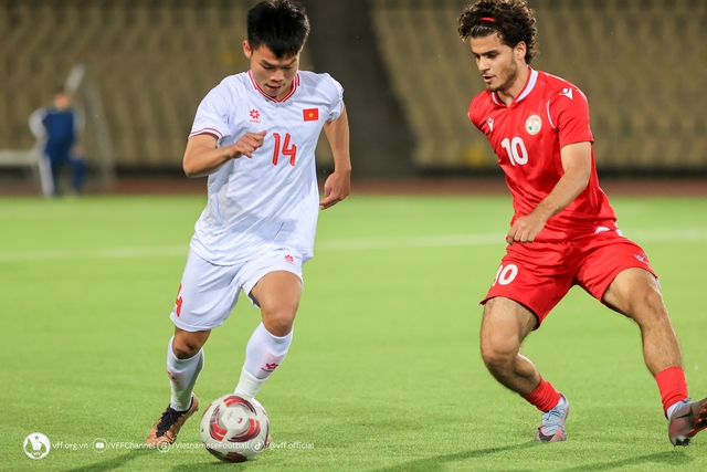 U23 Việt Nam hòa U23 Tajikistan 0-0 trong trận giao hữu thứ hai tại Dushanbe  - Ảnh 4.