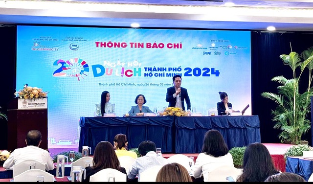 Hoa hậu Thùy Tiên làm đại sứ Ngày hội Du lịch TP Hồ Chí Minh lần thứ 20 - Ảnh 1.