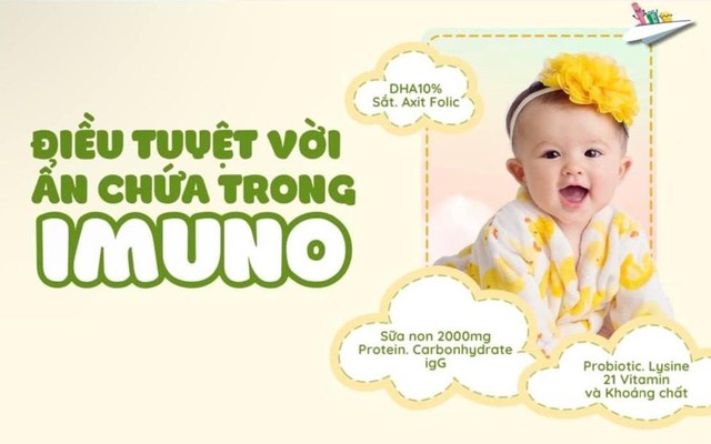 Sữa Bột IMUNO GAIN - Đáp ứng nhu cầu dinh dưỡng của trẻ trong giai đoạn phát triển - Ảnh 2.