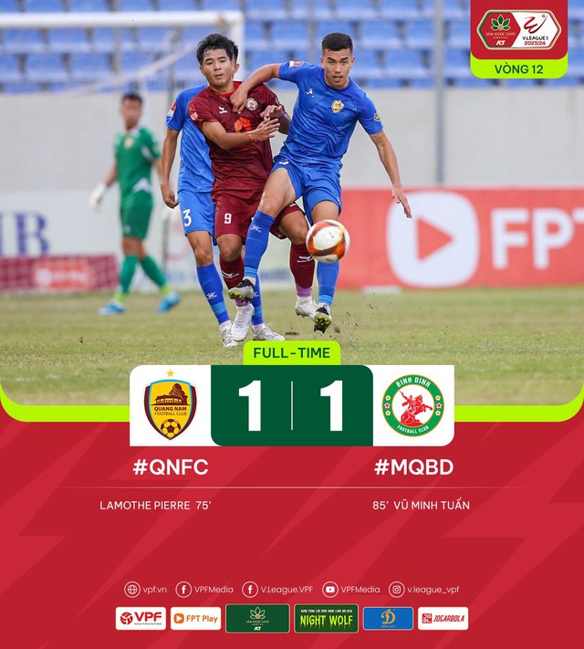 Highlights | CLB Quảng Nam 1-1 MerryLand QNBĐ (Vòng 12 V.League 2023/24) - Ảnh 1.