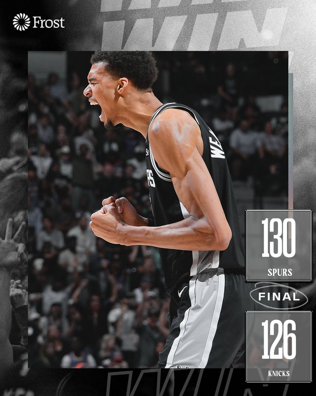 San Antonio Spurs giành chiến thắng kịch tính trước New York Knicks - Ảnh 1.