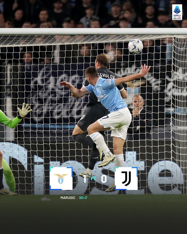 Lazio 1-0 Juventus: Bàn thua phút bù giờ (Vòng 30 Serie A) - Ảnh 1.