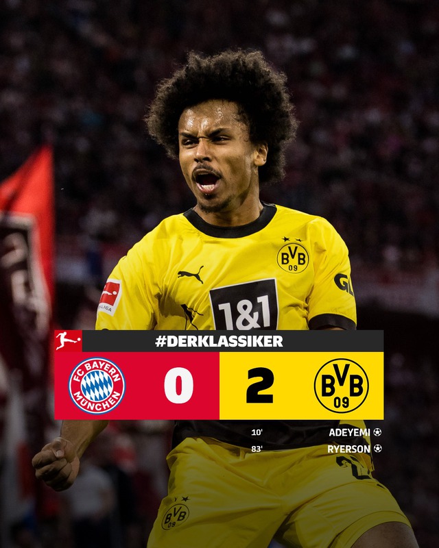 Bayern Munich 0-2 Dortmund: Không còn cơ hội! (Vòng 27 Bundesliga) - Ảnh 1.