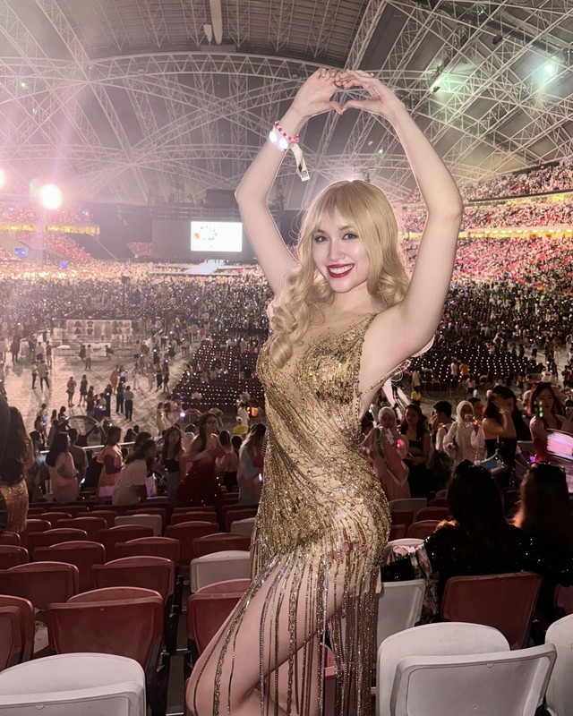 Hàng loạt sao Việt sang Singapore xem concert của Taylor Swift - Ảnh 4.