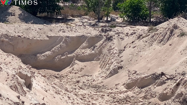 Bình Thuận: Triệt phá đường dây trộm cát chuyên nghiệp bằng xe máy cày - Ảnh 5.